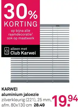 Karwei Karwei aluminium jaloezie aanbieding