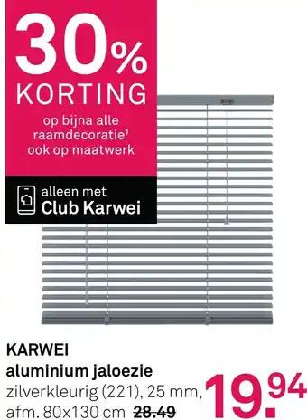 Karwei Karwei aluminium jaloezie aanbieding