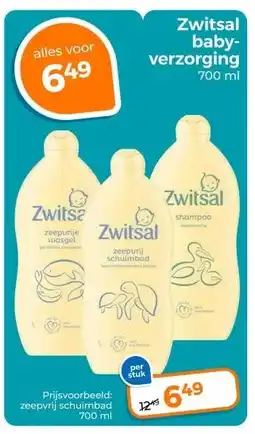 Trekpleister Zwitsal baby- verzorging aanbieding