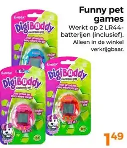 Trekpleister Funny pet games aanbieding