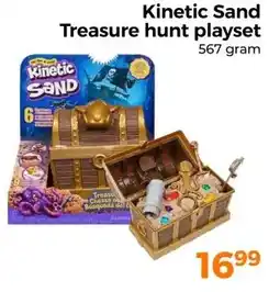 Trekpleister Kinetic Sand Treasure hunt playset aanbieding