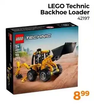 Trekpleister LEGO Technic Backhoe Loader 42197 aanbieding