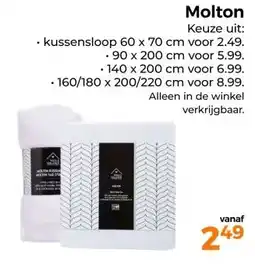 Trekpleister Molton Keuze uit: aanbieding