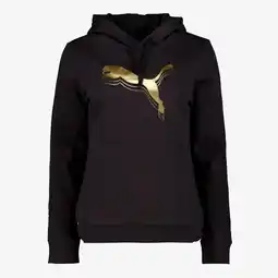 Scapino Puma Metallic Fl dames hoodie zwart goud aanbieding