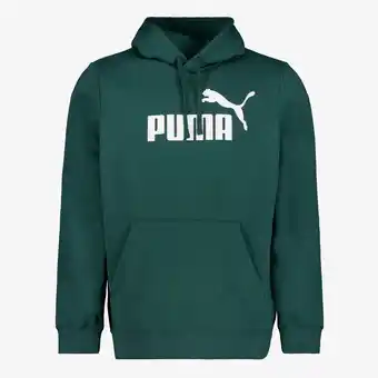 Scapino Puma Essentials No. 1 Logo heren hoodie groen aanbieding