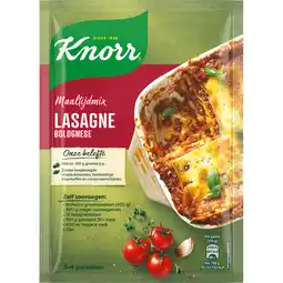 Jumbo Knorr Lasagne Bolognese Maaltijd Mix 67g aanbieding