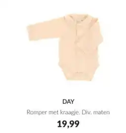 Babypark DAY Romper met kraagje aanbieding