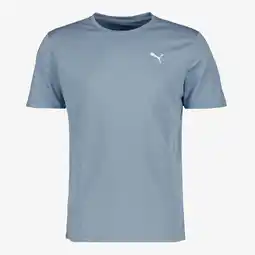 Scapino Puma M Tad Essentials sport heren T-shirt lichtblauw aanbieding