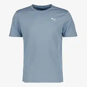 Scapino Puma M Tad Essentials sport heren T-shirt lichtblauw aanbieding