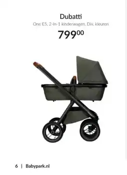 Babypark Dubatti aanbieding