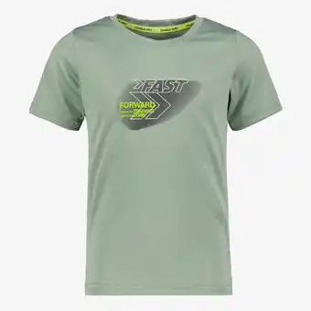 Scapino Osaga Dry jongens sport T-shirt met opdruk groen aanbieding