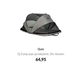 Babypark Qute Q-Camp pop up babytent aanbieding