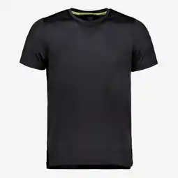 Scapino Osaga Dry heren sport T-shirt zwart aanbieding