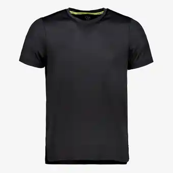 Scapino Osaga Dry heren sport T-shirt zwart aanbieding
