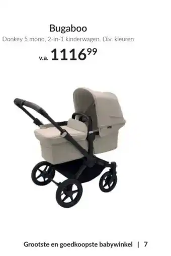 Babypark Bugaboo aanbieding