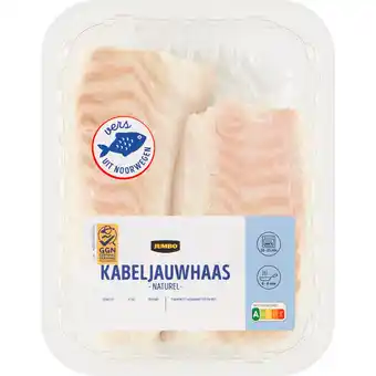Jumbo Jumbo Kabeljauwhaas Naturel ca. 250 g aanbieding
