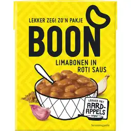 Jumbo Boon Limabonen in Roti Saus 380 g aanbieding