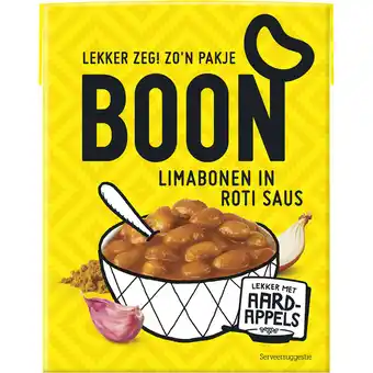 Jumbo Boon Limabonen in Roti Saus 380 g aanbieding