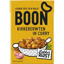 Jumbo Boon Kikkererwten in Curry 190 g aanbieding
