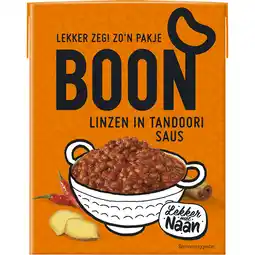 Jumbo Boon Linzen in Tandoori Saus 380 g aanbieding