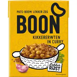 Jumbo Boon Kikkererwten in Curry 380 g aanbieding