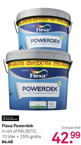 Karwei Flexa Powerdek aanbieding