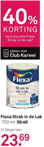 Karwei Flexa Strak in de Lak aanbieding