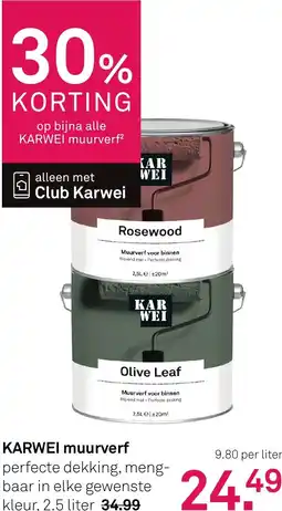 Karwei Karwei muurverf aanbieding