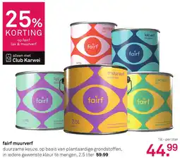Karwei Fairf muurverf aanbieding