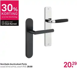 Karwei Novidade deurkrukset Porto aanbieding