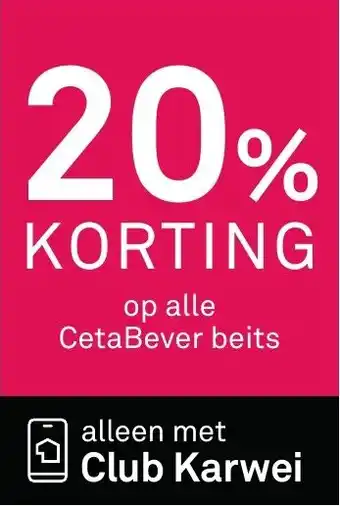 Karwei Op alle Ceta Bever beits aanbieding