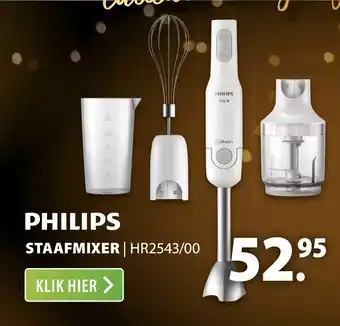 Expert PHILIPS STAAFMIXER aanbieding