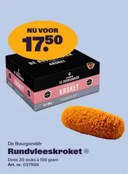Bidfood De Bourgondiër Rundvleeskroket aanbieding