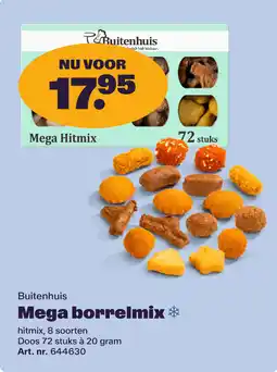 Bidfood Buitenhuis Mega borrelmix aanbieding