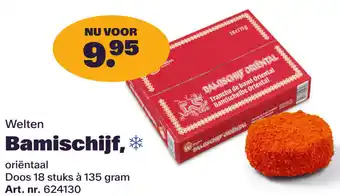 Bidfood Welten Bamischijf aanbieding