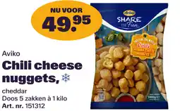 Bidfood Aviko Chili cheese nuggets aanbieding