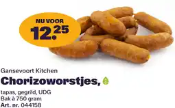 Bidfood Gansevoort Kitchen Chorizoworstjes aanbieding