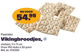 Bidfood Pastridor Vikingbroodjes aanbieding