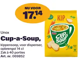 Bidfood Unox Cup-a-Soup aanbieding