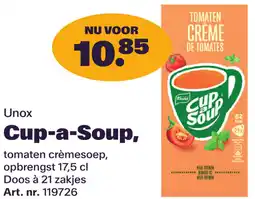 Bidfood Unox Cup-a-Soup aanbieding