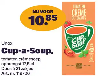 Bidfood Unox Cup-a-Soup aanbieding