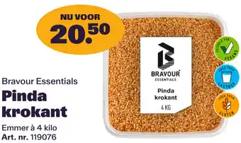 Bidfood Bravour Essentials Pinda krokant aanbieding