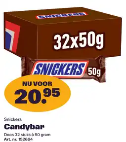 Bidfood Snickers Candybar aanbieding