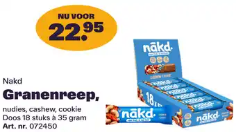 Bidfood Nakd Granenreep aanbieding