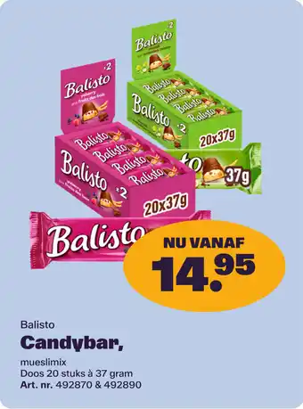 Bidfood Balisto Candybar aanbieding