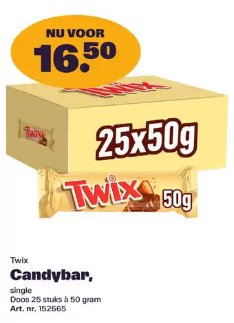 Bidfood Twix Candybar aanbieding