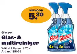 Bidfood Glassex Glas & multireiniger aanbieding