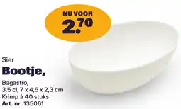 Bidfood Sier Bootje aanbieding