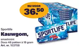 Bidfood Sportlife Kauwgom aanbieding