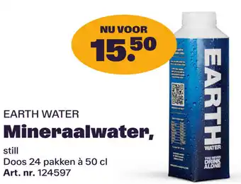 Bidfood EARTH WATER Mineraalwater aanbieding